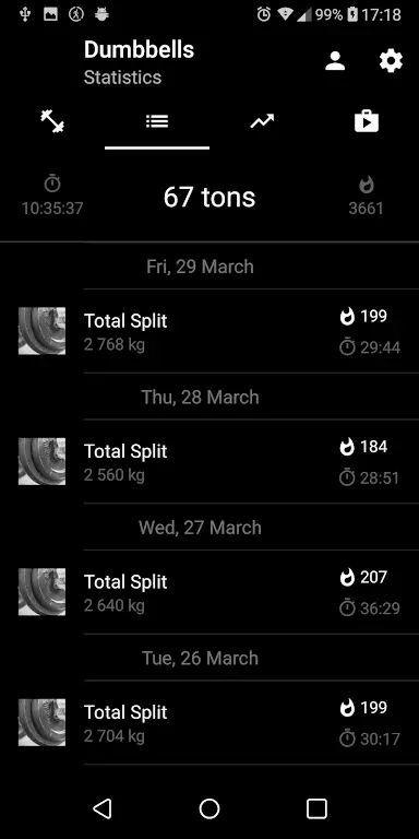 Dumbbell Home Workout Screenshot 6