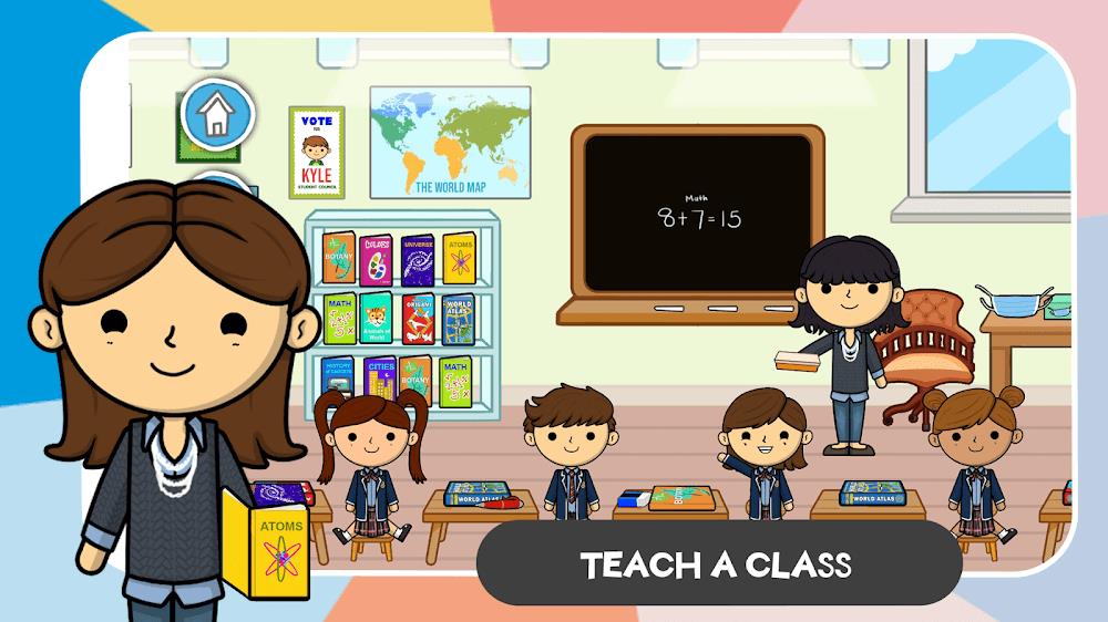 Lila's World: My School Games Screenshot 1