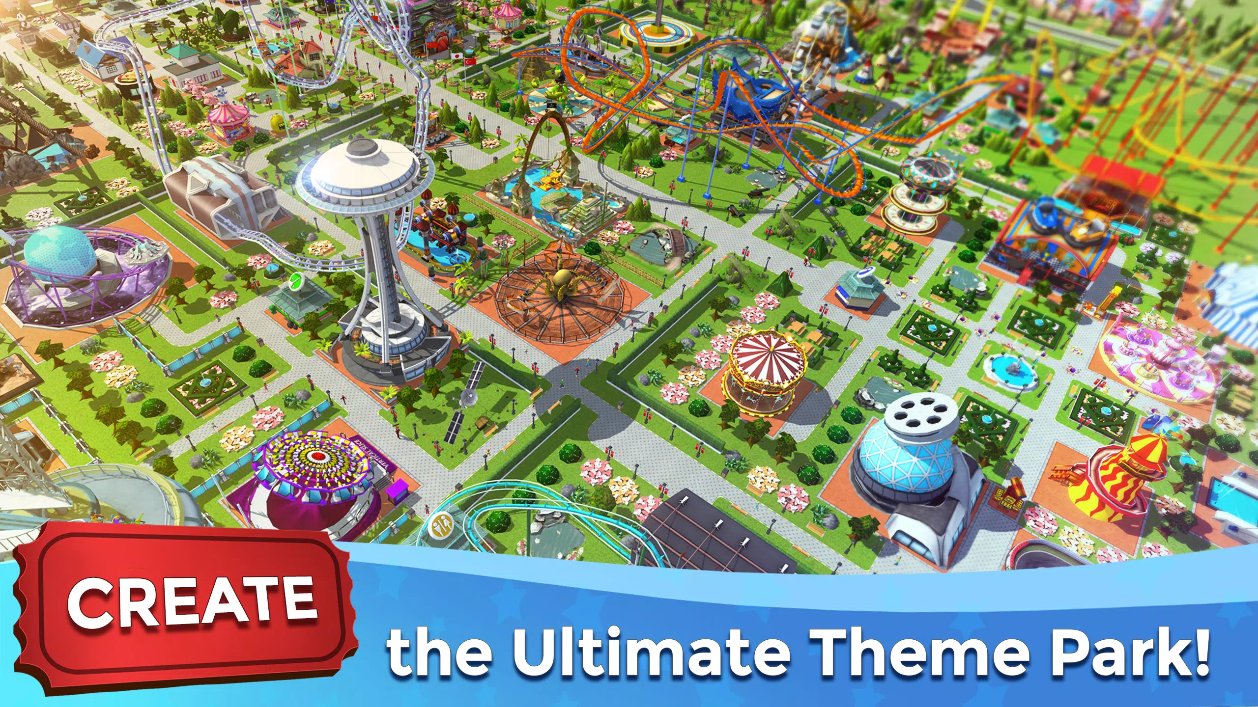 RollerCoaster Tycoon Touch Screenshot 2