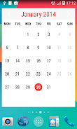 Month Calendar Widget Screenshot 5