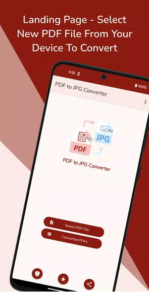 PDF to JPG Converter Screenshot 1