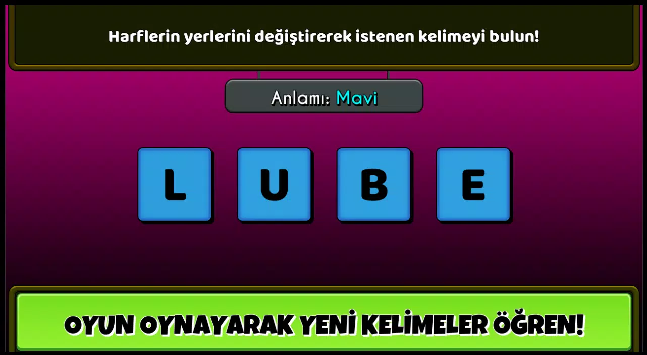 İngilizce Kelime Oyunu Screenshot 1