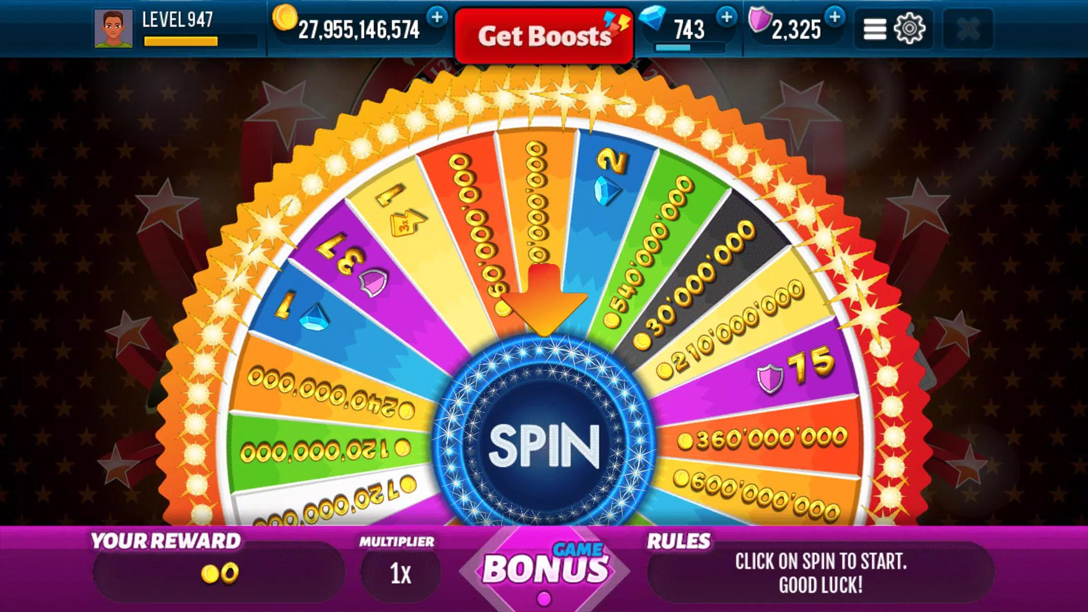 Luck & Win Slots Casino Screenshot 1