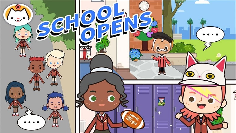 Miga Town: My School Screenshot 1
