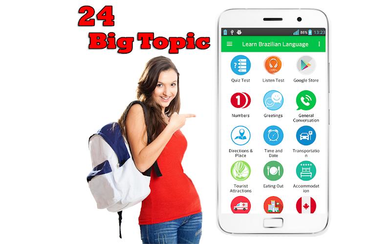 Learn Brazilian Portuguese Screenshot 1 