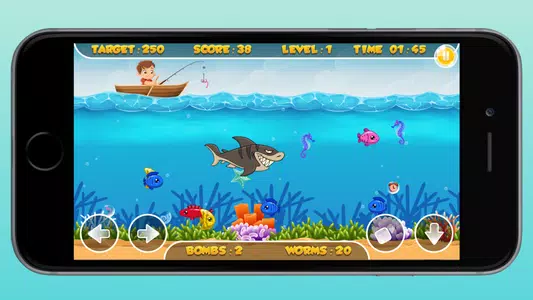Boat & Reel Catching Fish Game Screenshot 1