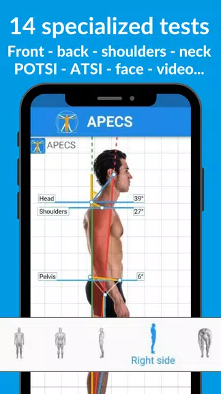 APECS: Body Posture Evaluation Screenshot 3 