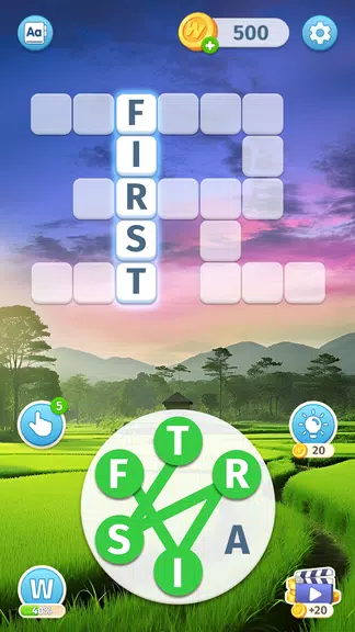 Sky Words: Word Game Screenshot 1