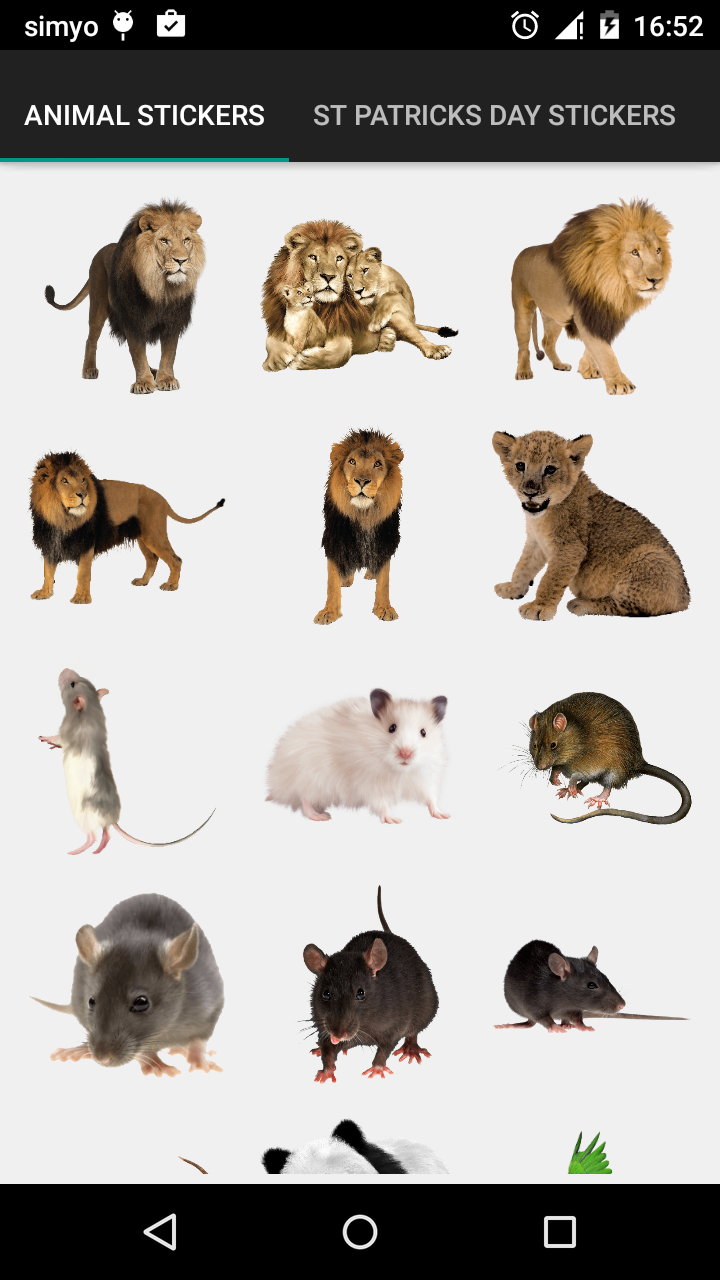 Real Animals Photo Stickers Screenshot 2