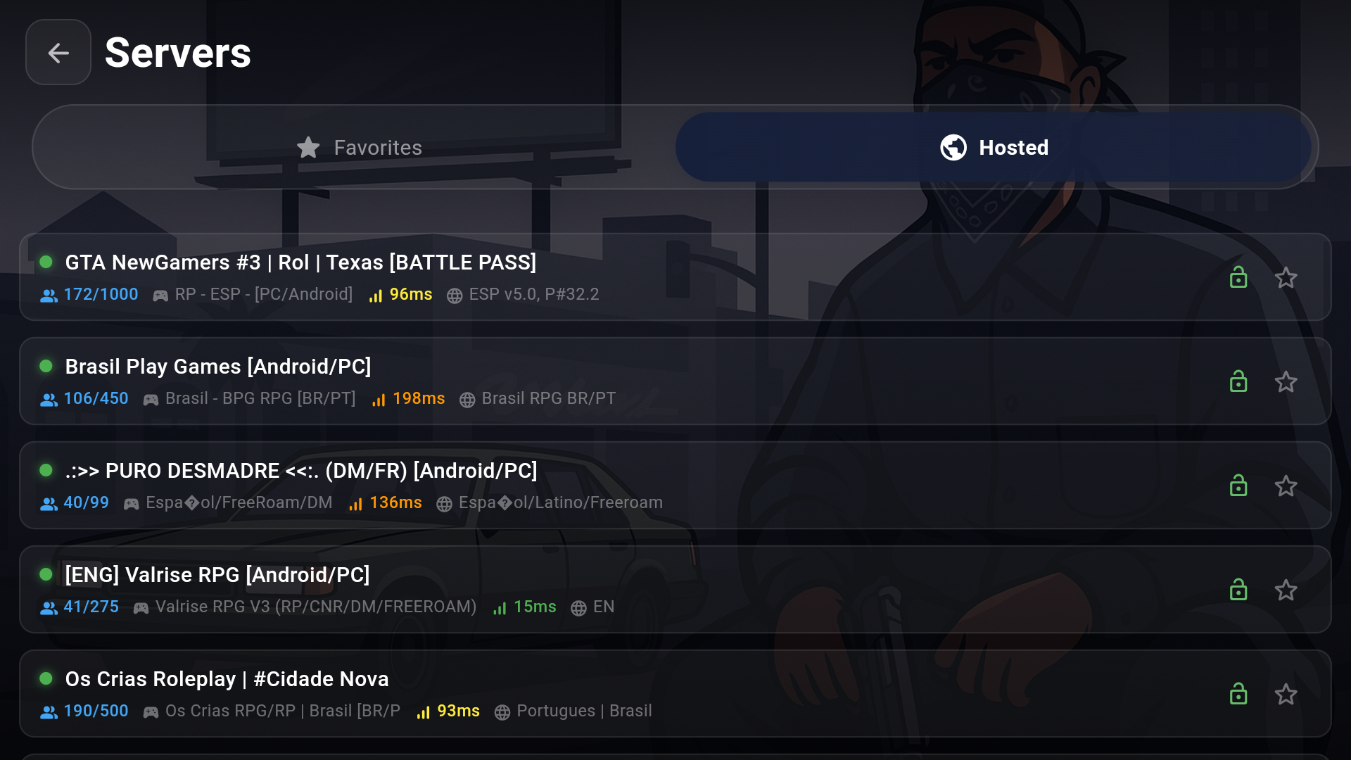 Alyn SA-MP Mobile Screenshot 2 
