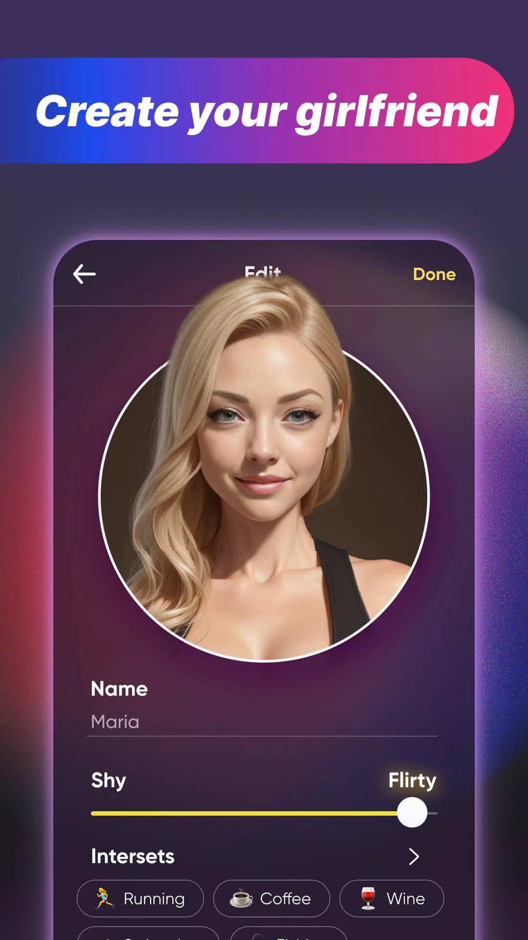 AI Girlfriend Virtual AI Girl Screenshot 1