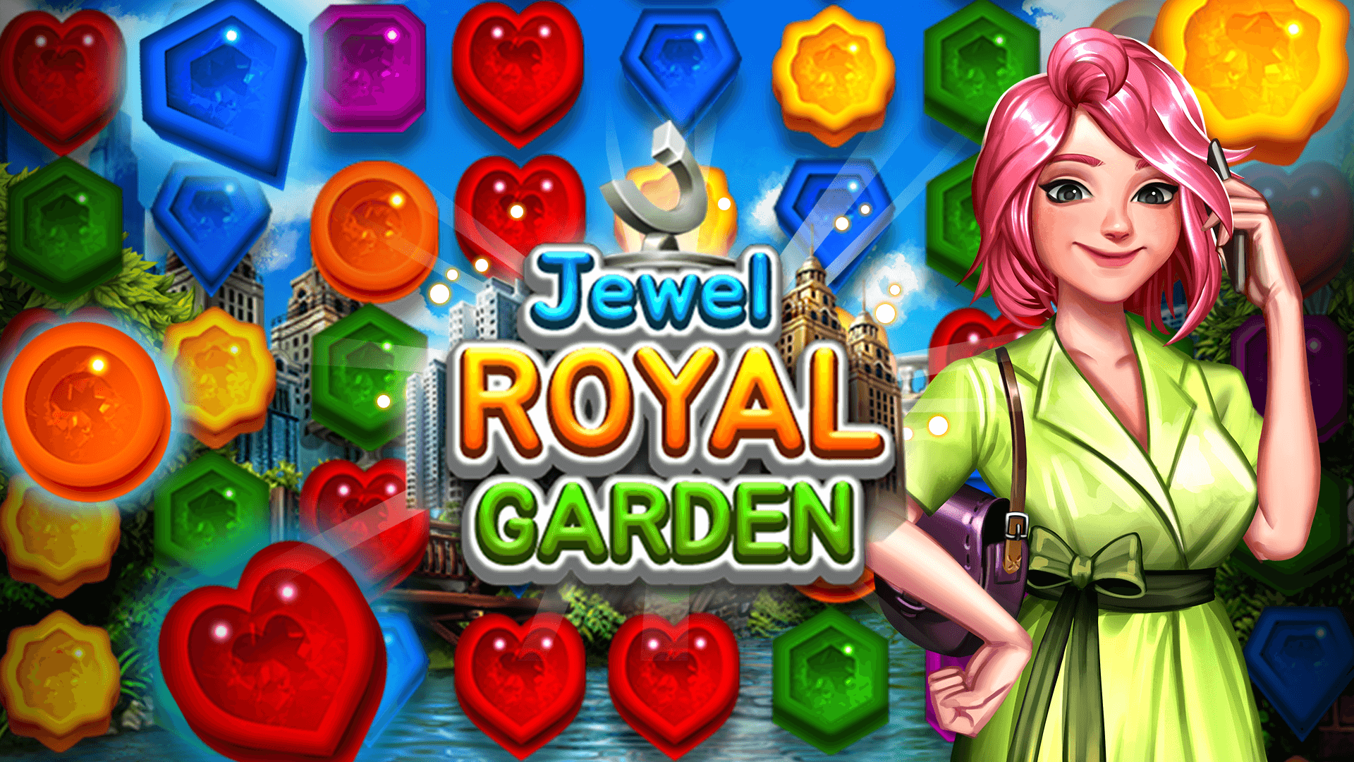 Jewel Royal Garden: Match 3 Screenshot 1