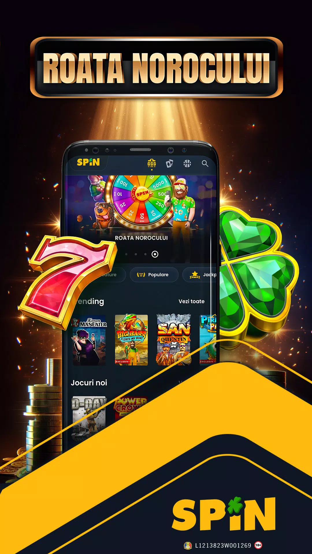 SPIN.ro Online Casino & Sports Screenshot 1