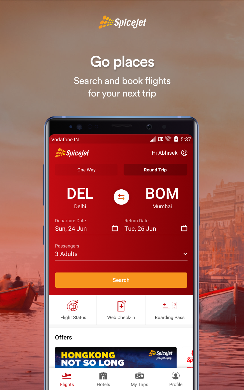 SpiceJet Screenshot 1 