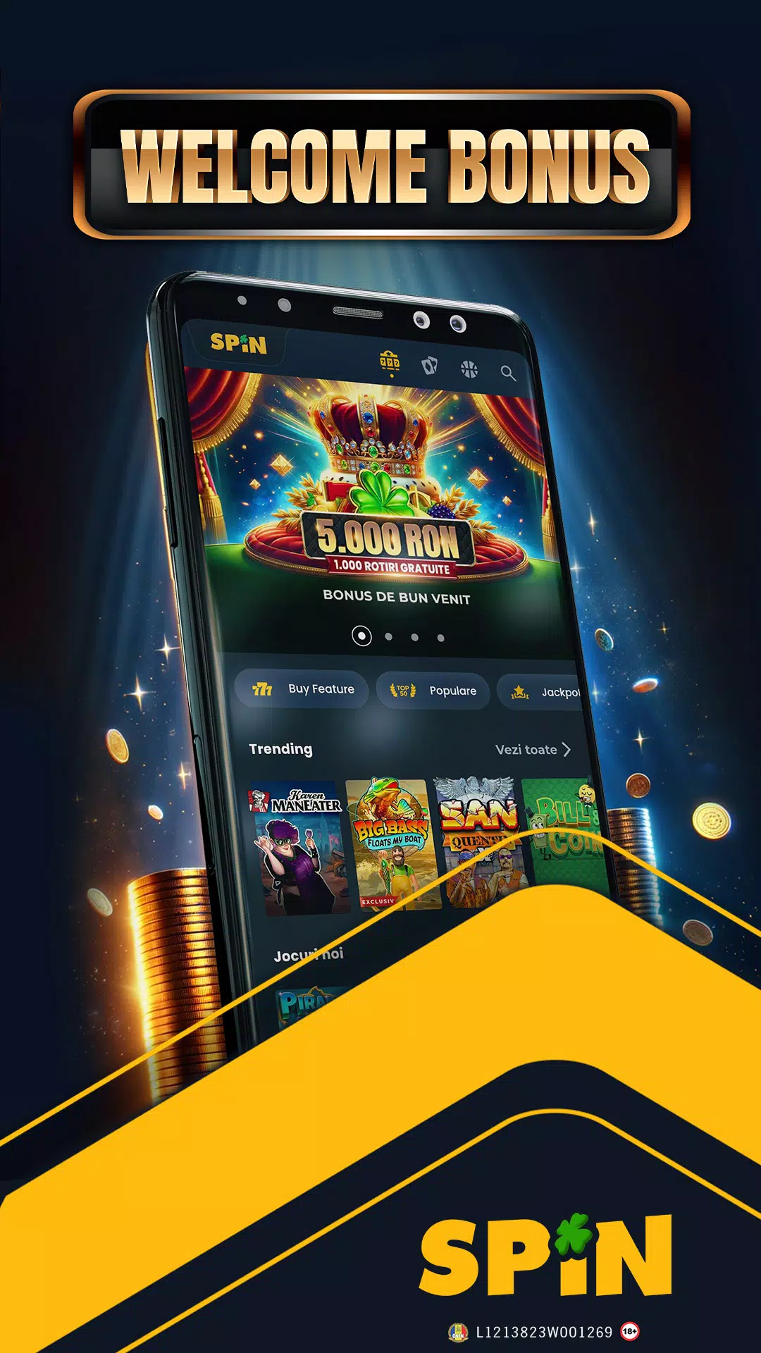 SPIN.ro Online Casino & Sports Screenshot 3