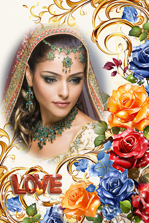 Rose Flower  Photo Frame Screenshot 2