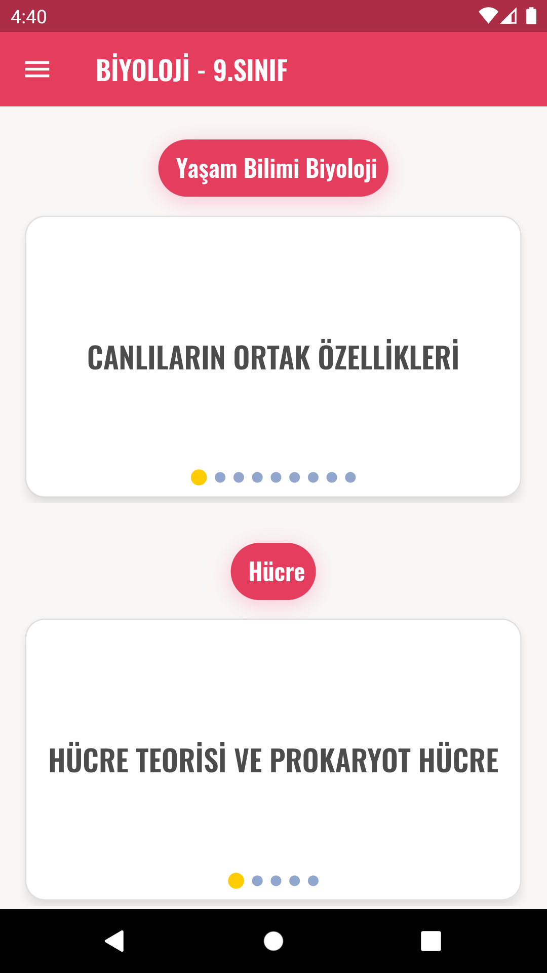 Dersler Cepte Screenshot 3