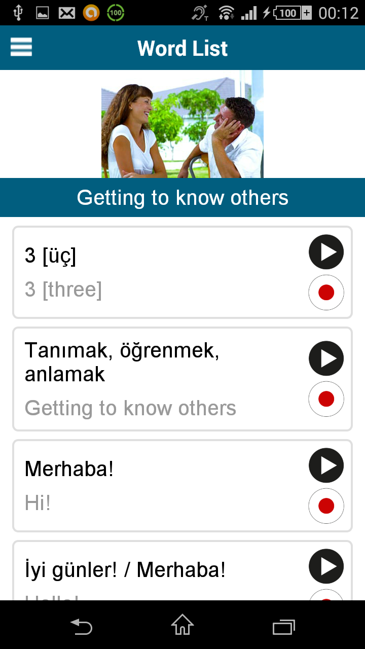 Learn Turkish - 50 languages Screenshot 3