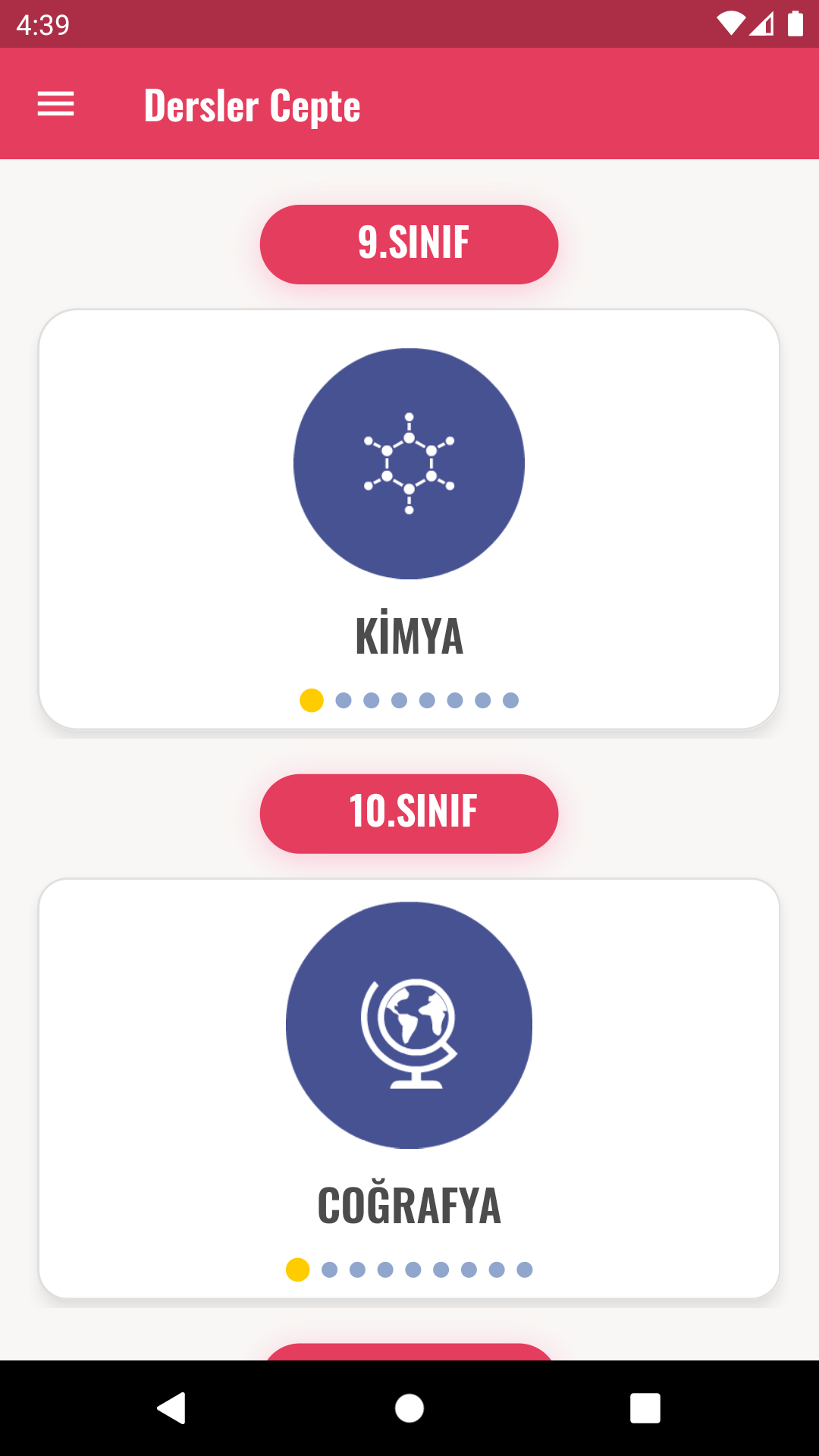 Dersler Cepte Screenshot 2