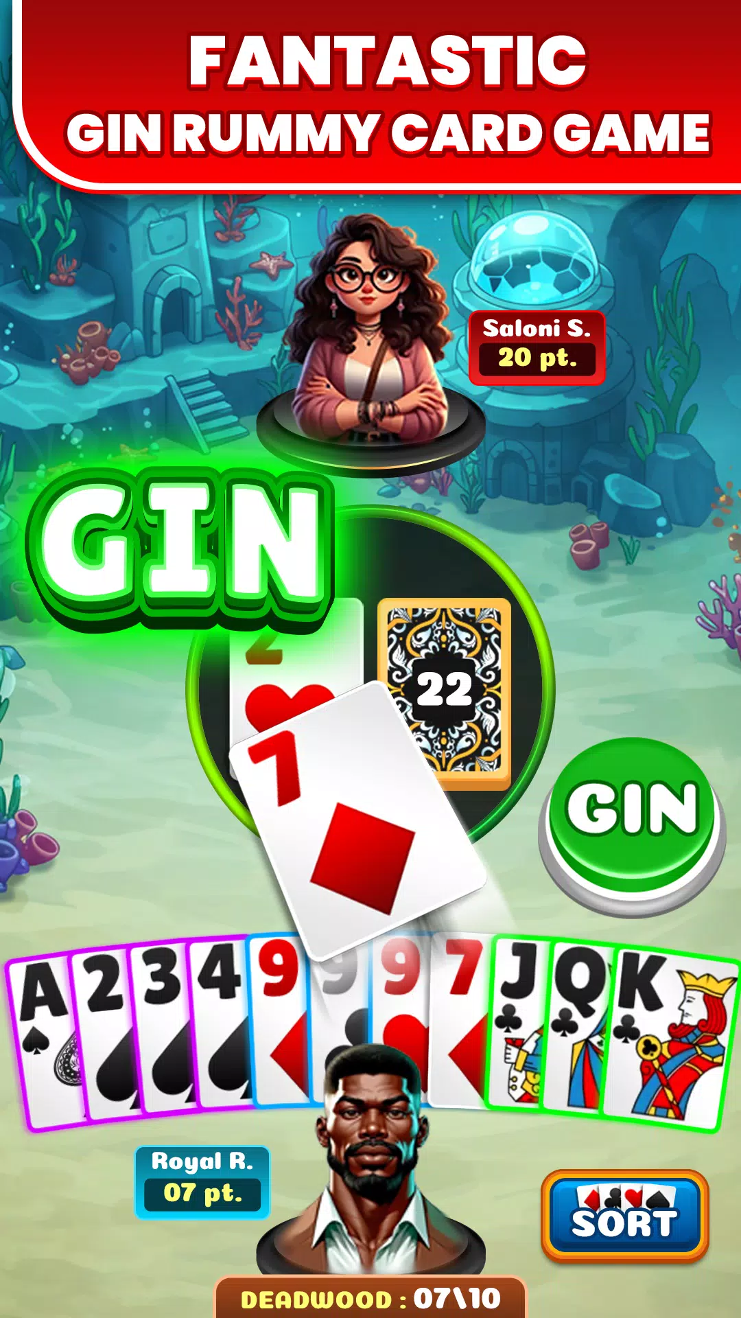 Gin Rummy Adventure Screenshot 4 