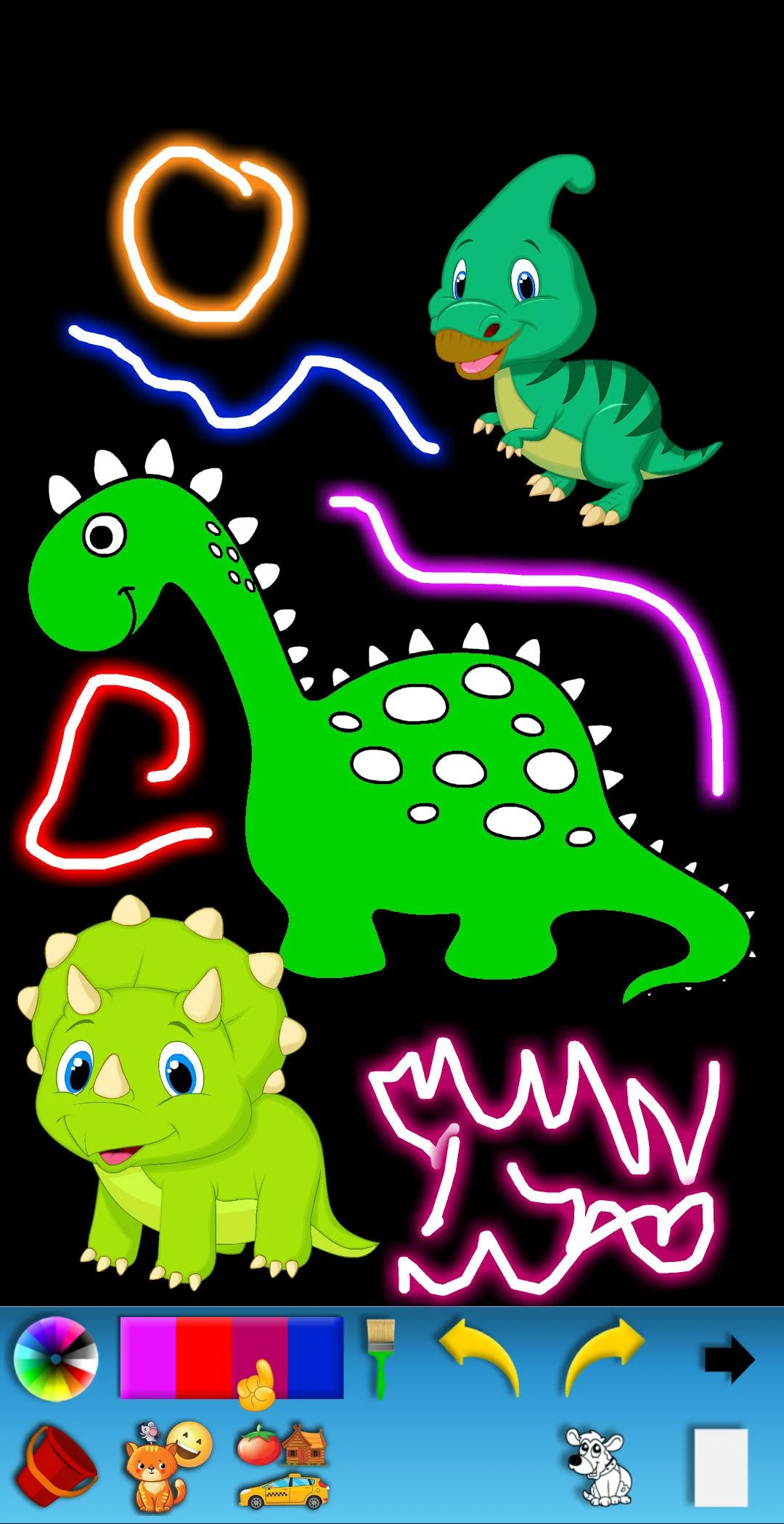 Kids paint & Coloring Book Screenshot 1