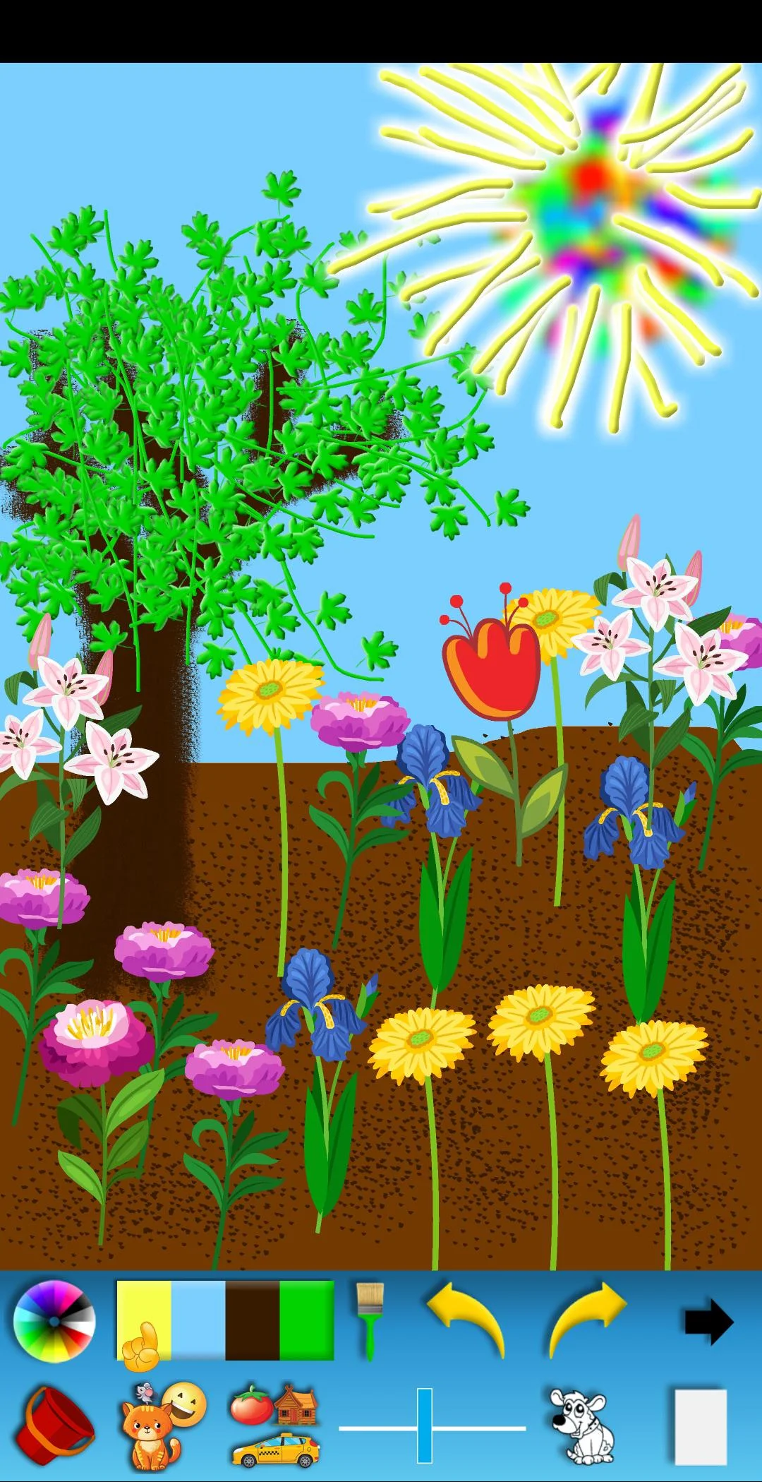 Kids paint & Coloring Book Screenshot 4