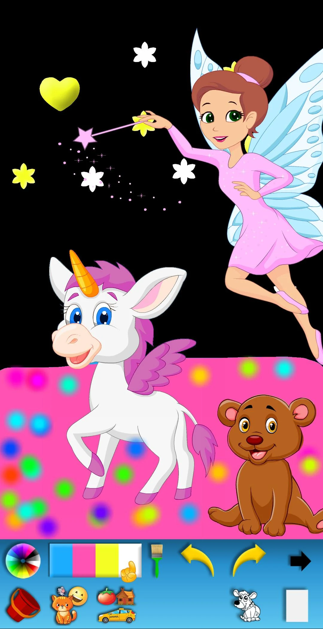 Kids paint & Coloring Book Screenshot 2