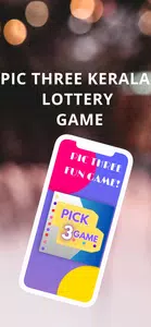 PICK 3 KERALA LOTTERY GAME Screenshot 1 