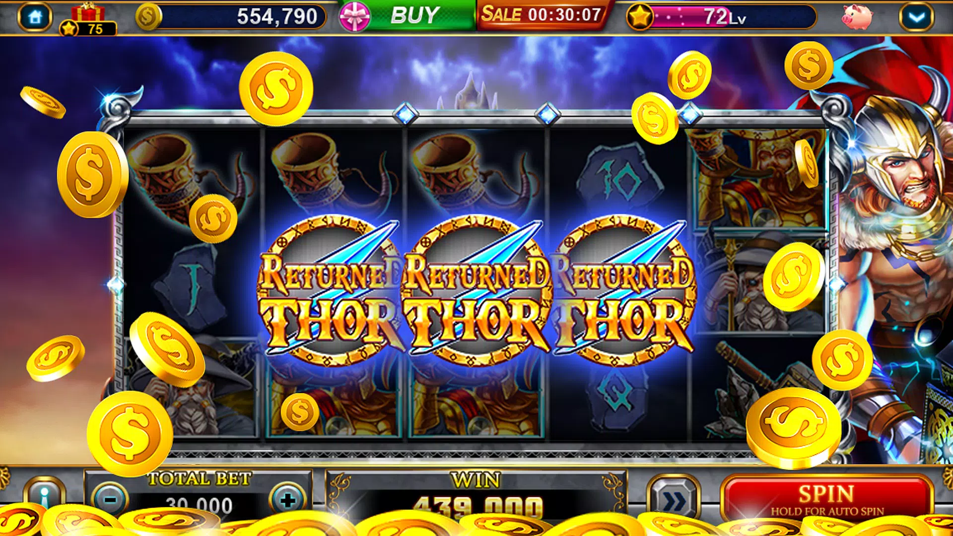 Galaxy Casino Slots game Screenshot 3 