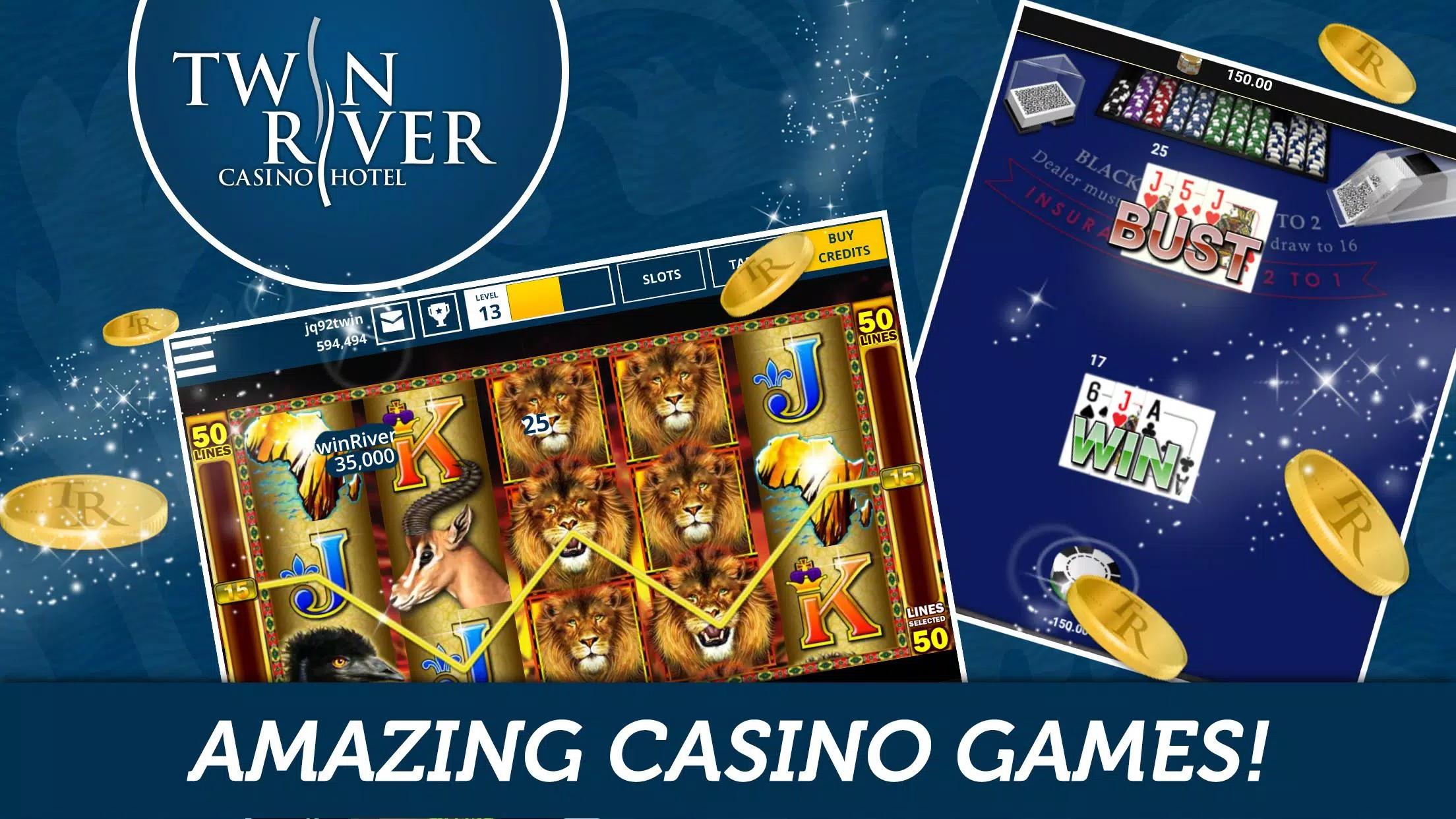 Twin River Social Casino Screenshot 4 