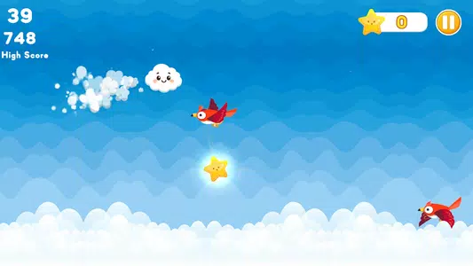 Flappy Sky Cloud Runner Screenshot 1