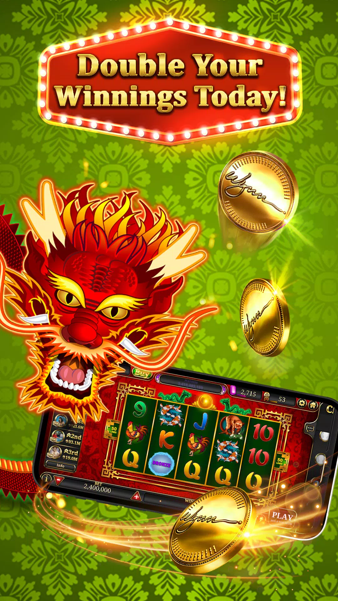 Wynn Slots Las Vegas Casino Screenshot 1
