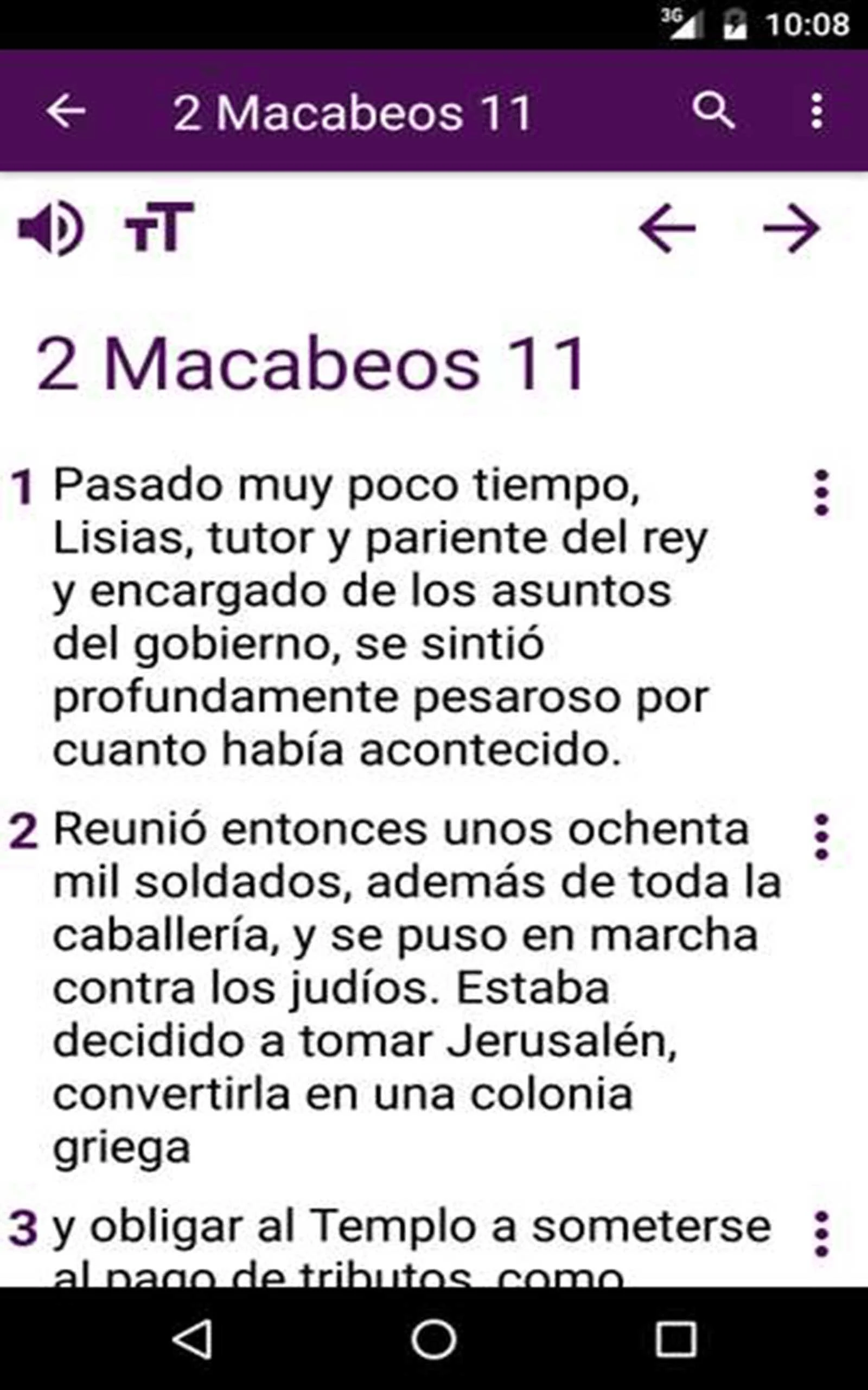 Biblia Católica con Audio Screenshot 22