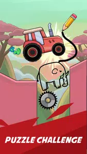 Draw Bridge: Save Car Puzzle Screenshot 1 