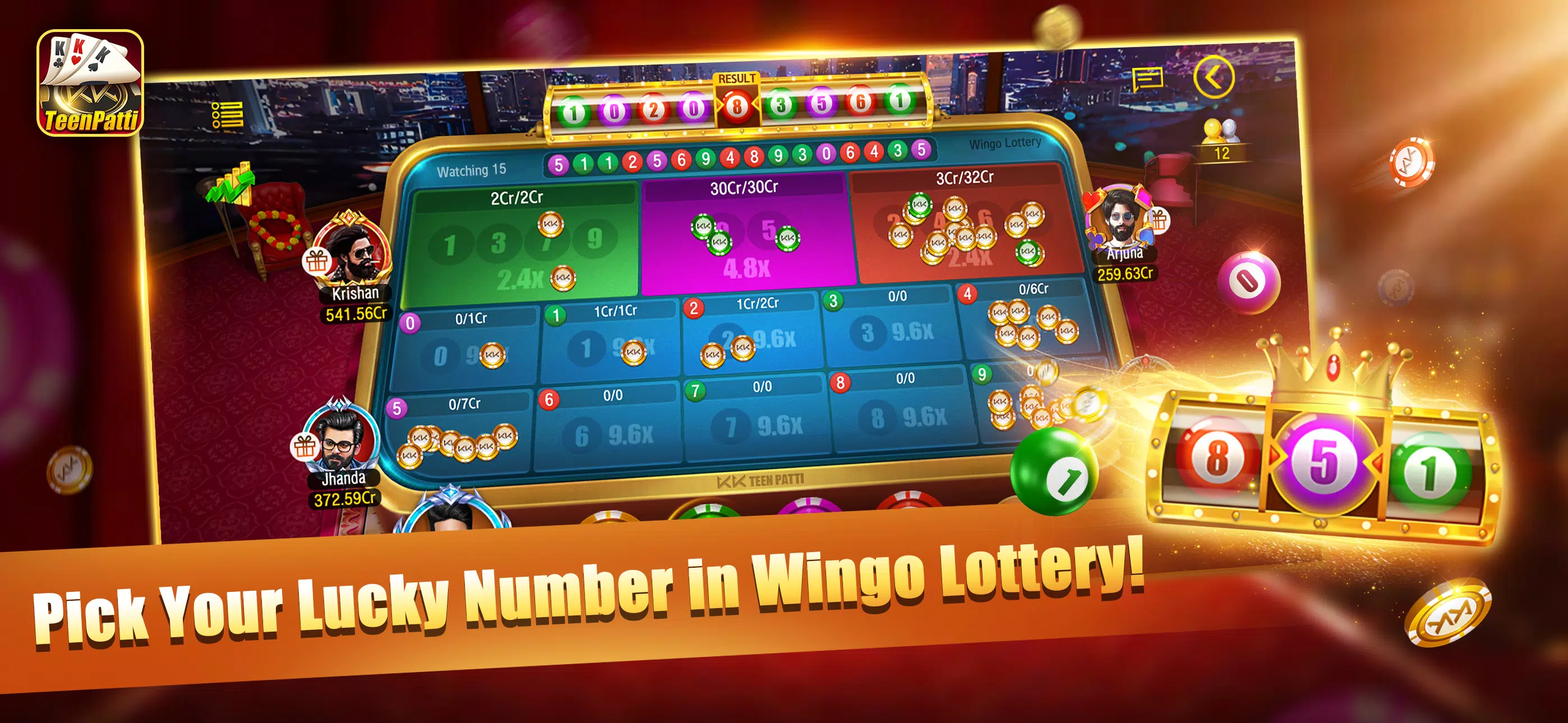 KKTeenPatti Poker, Slots Screenshot 1