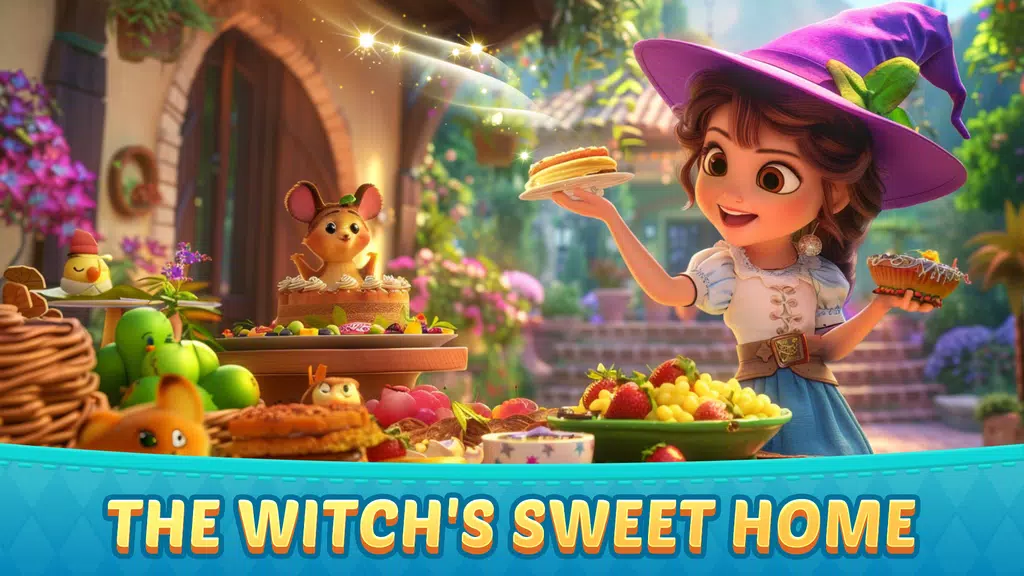 Merge Witches-Match Puzzles Screenshot 1 