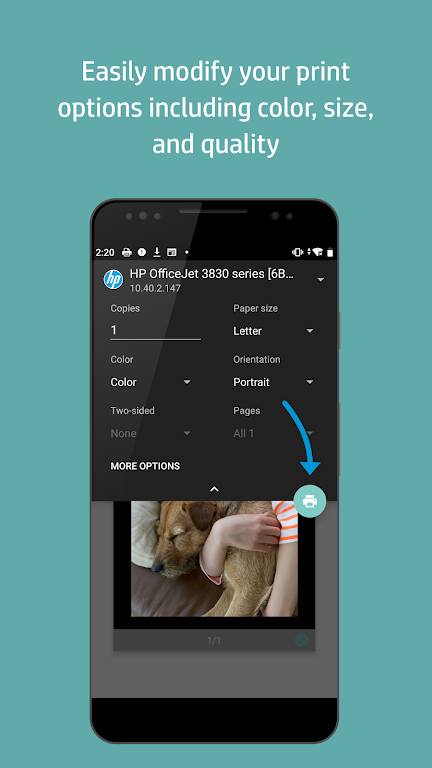 HP Print Service Plugin Screenshot 4 