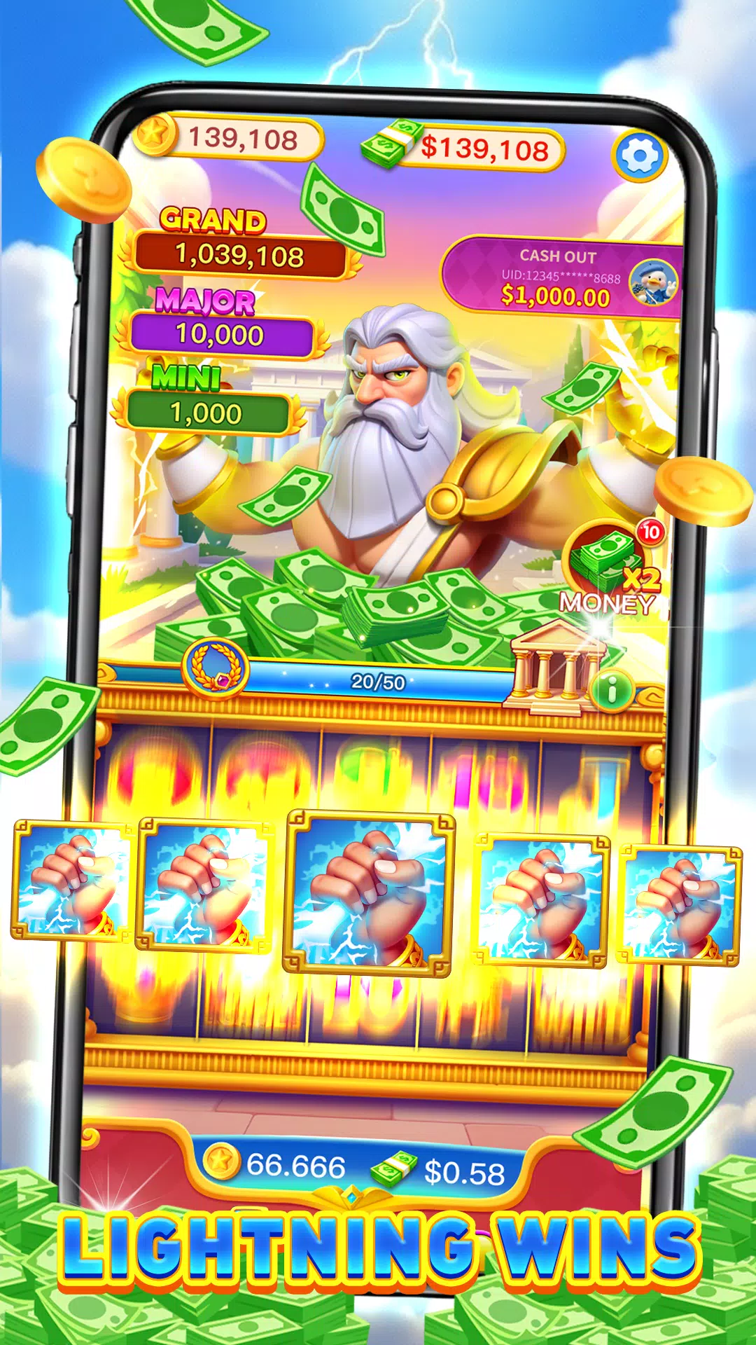 Fortune Haven-Zeus Jackpot Screenshot 3 