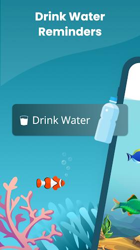 Drink Water Reminder Aquarium Screenshot 1 