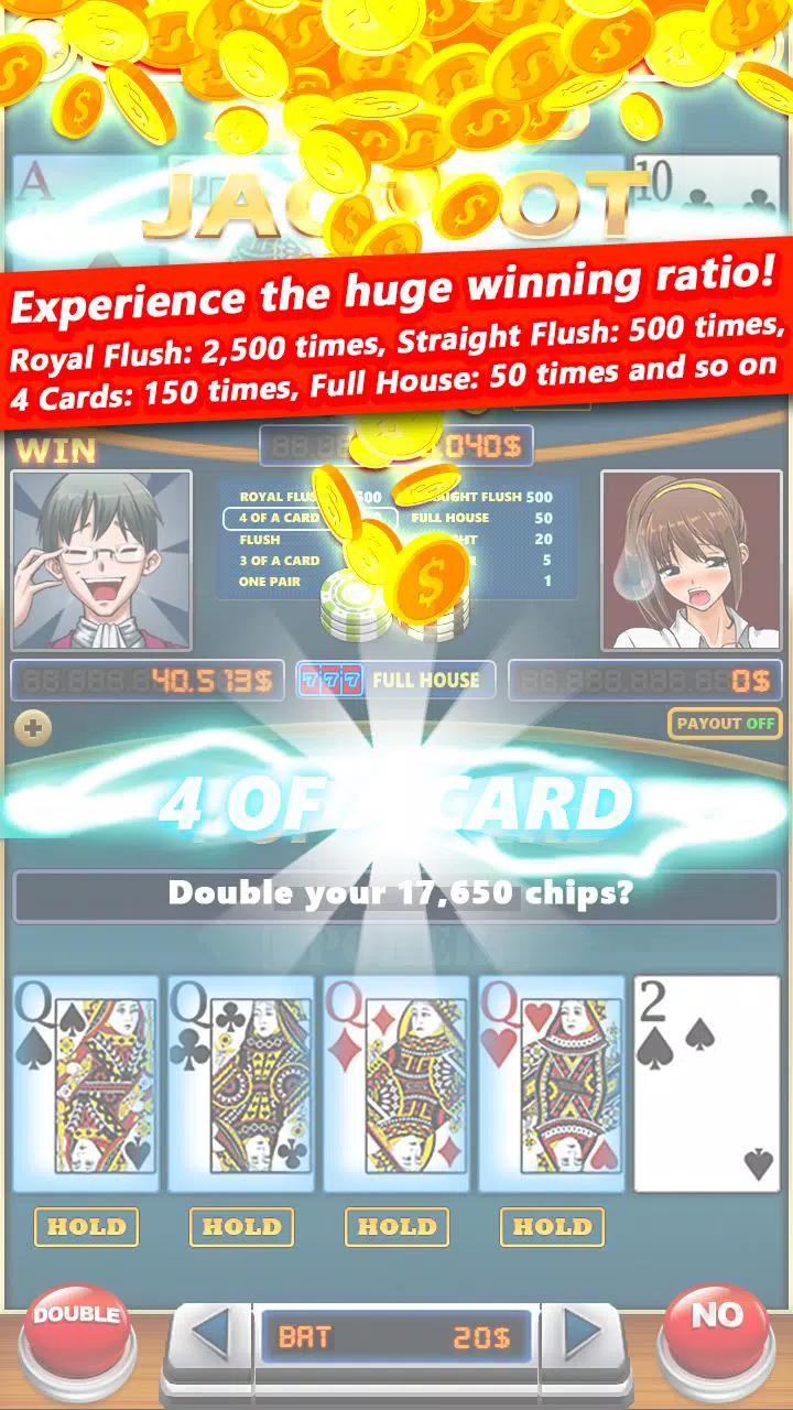 Video Poker Battle Poker Screenshot 1 