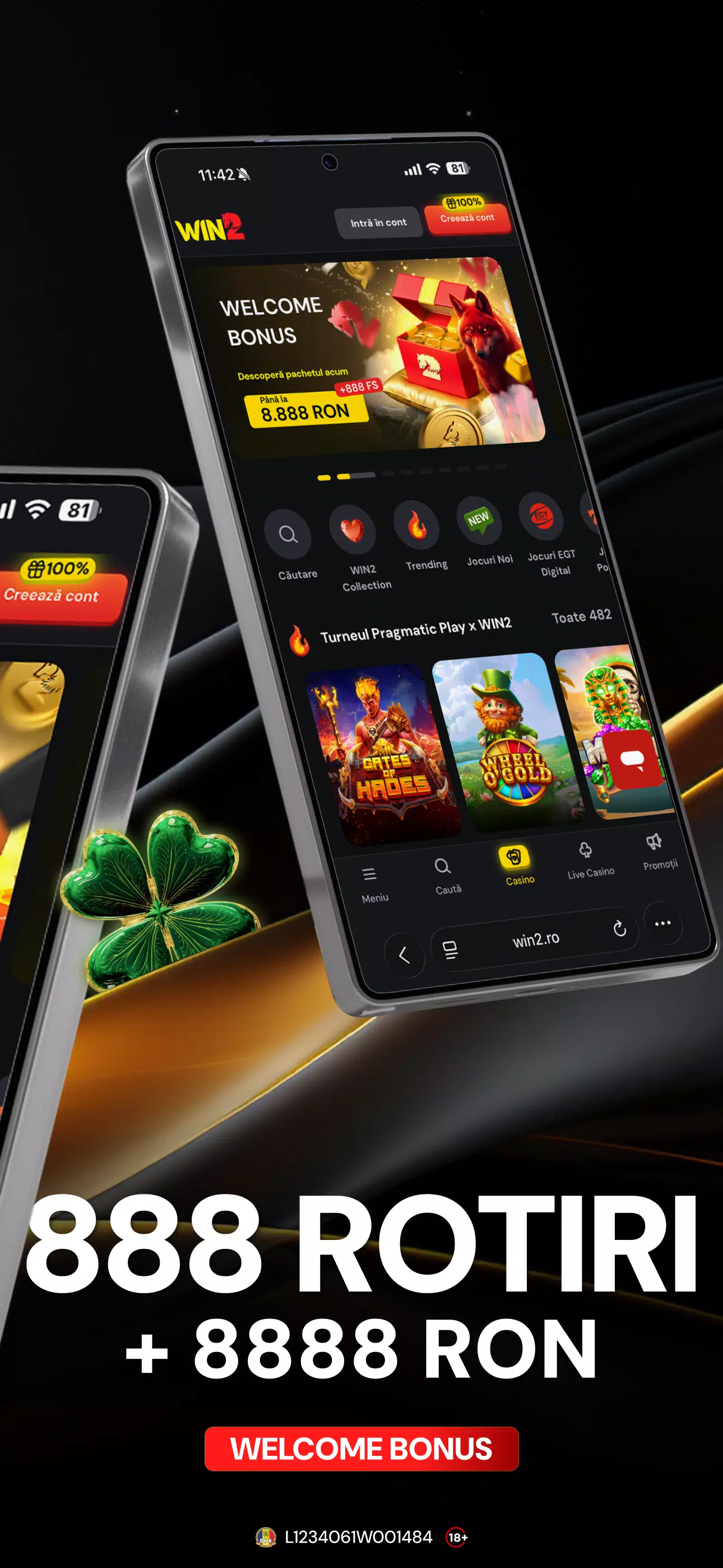 Win2 Casino Screenshot 3