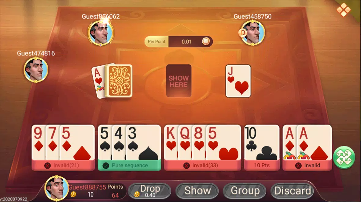 Rummy Tour Screenshot 2