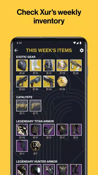 Xur Alert for Destiny 2 Screenshot 1