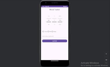 Mood Tracker Screenshot 1 