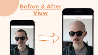 Make Me Bald filter photo Edit Screenshot 4 