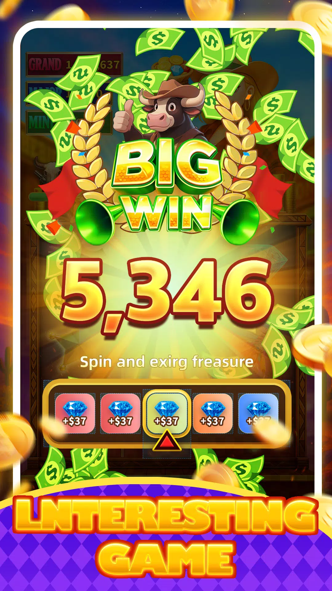 West Slots CowBoy Coin Quest Screenshot 1 