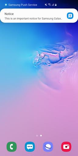 Samsung Push Service Screenshot 1 