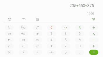 Samsung Calculator Screenshot 4