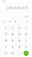 Samsung Calculator Screenshot 2