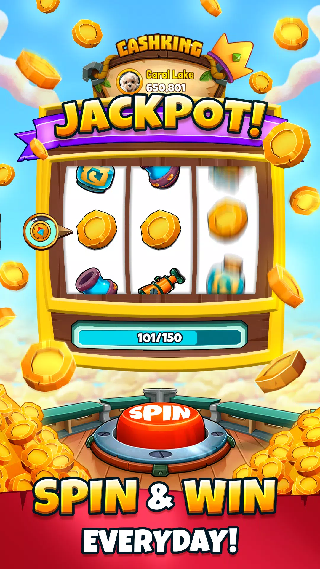 King Boom Pirate Coin Game Screenshot 1
